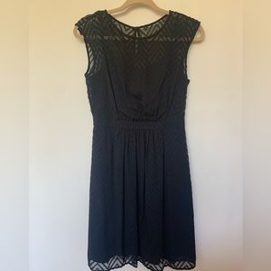 J. Crew Black Flowy Mini